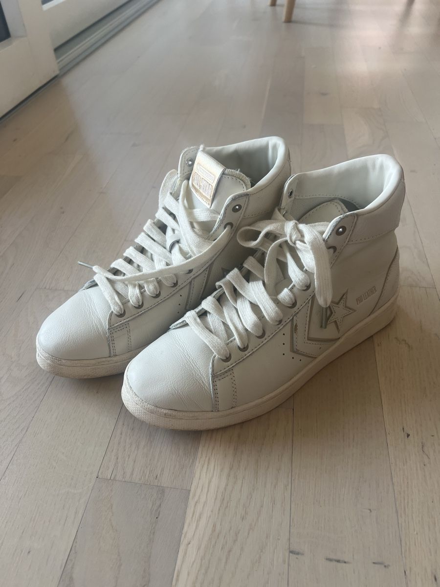 Converse Scarpe da uomo: Converse Pro Leather High Top Off-White - Size 40 – Nuovo (secondo la descrizione) da Gland venduto da lorainna 8