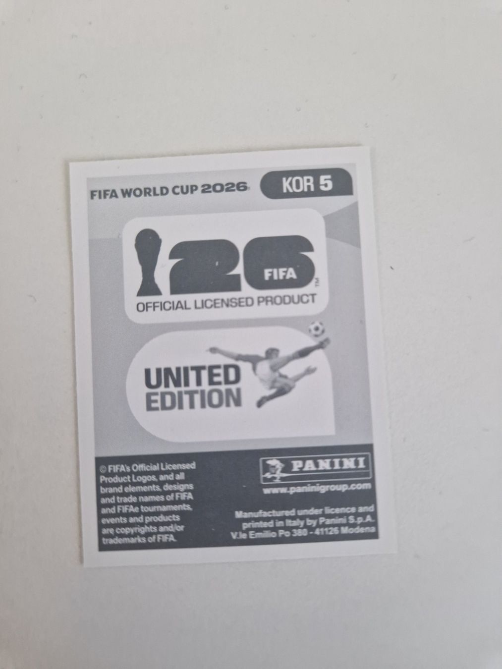 Panini Cartes à collectionner: Panini Sticker KOR5 – Neuf (Voir description) à Stüsslingen par white_angel86 1