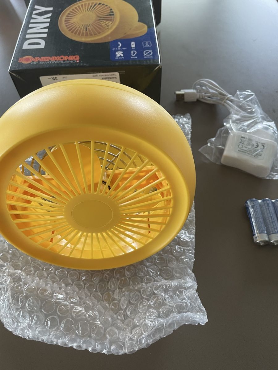Ventilatoren: Ventilator Sonnenkönig Dinkly, USB, neuwertig – Neu und originalverpackt aus Uesslingen von SwissTravler 5