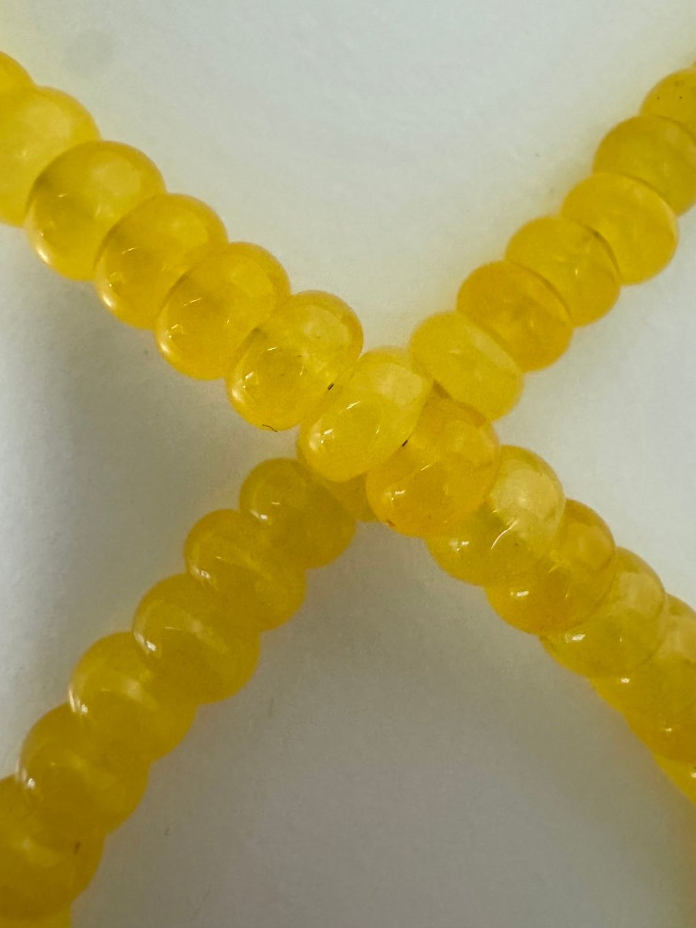 Catenine: Halskette Chalcedon-gelb / Süsswasserperlen. – Nuovo (secondo la descrizione) da Biberist venduto da tl-schmuck 2