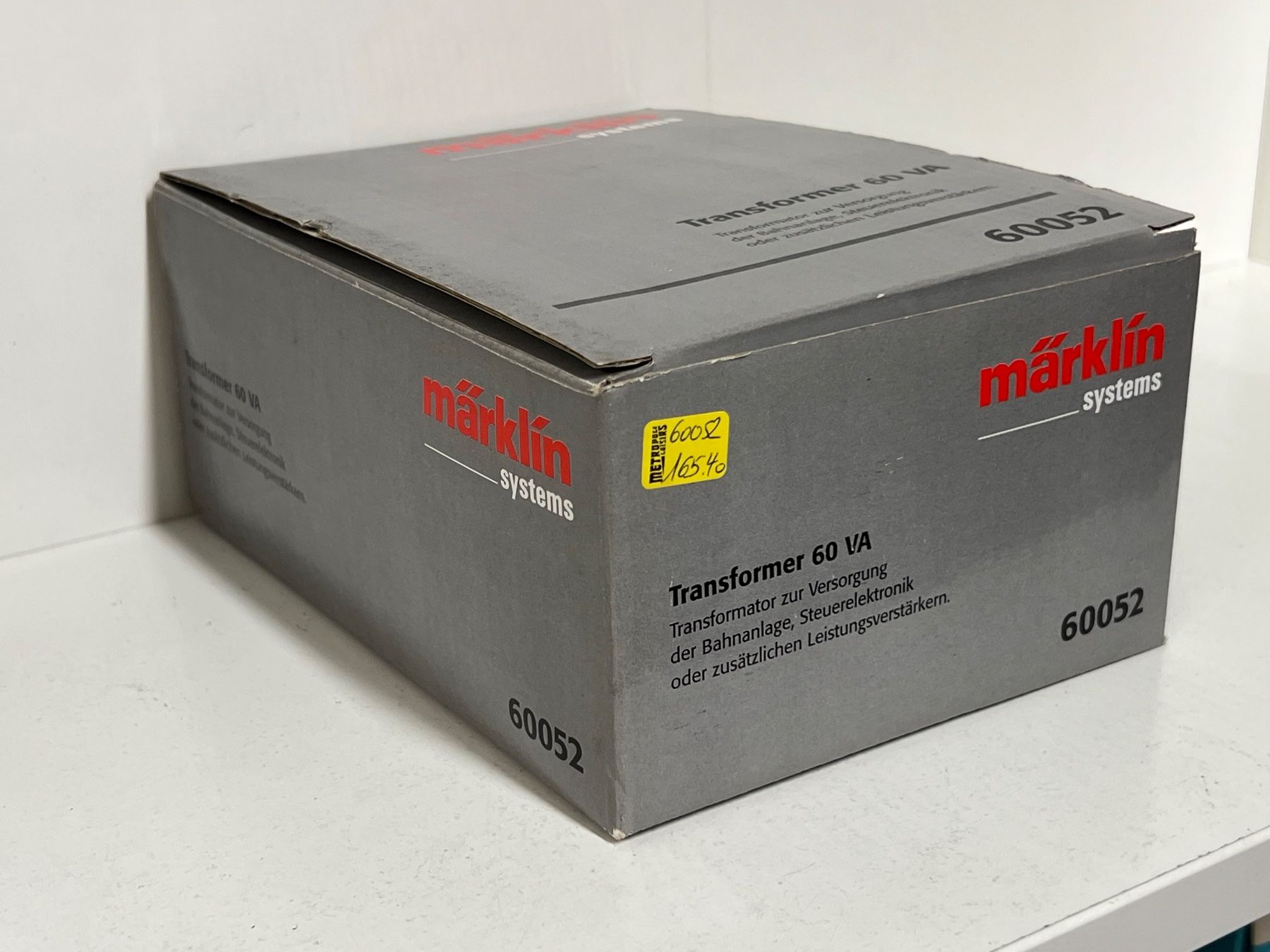 Märklin Modellini di ferrovie: Märklin 60052  Transformer 60 VA – Usato da Neuenhof venduto da ludovicco 6
