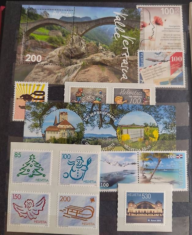 Tutti i francobolli: Jahresserie 2016 Post Briefmarken postfrisch – Nuovo (secondo la descrizione) da Wohlen AG venduto da gnabbr 2