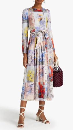 Zimmermann Silk Botanica Midi Dress [Rrp 950]