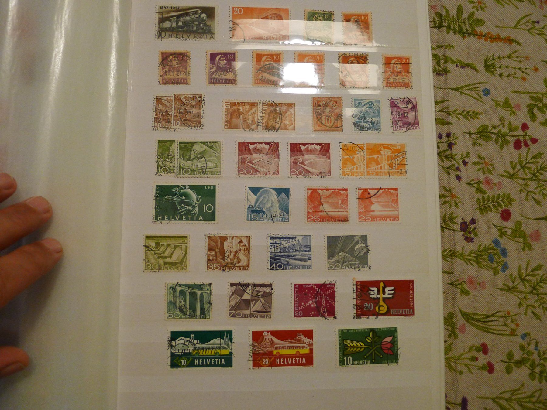 Tous les timbres: Briefmarkenalbum vorwiegend CH – D'occasion à Dagmersellen par Zwitschzwitsch 1