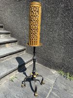 Massiver mittelalterlicher Kerzenständer + Kerze handgeferti