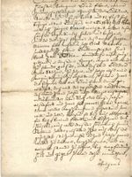 Historisches Dokument - Brief? 8. Dezember 1745? - Hamburg