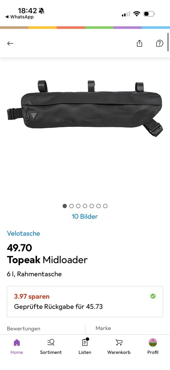 Taschen: Topeak Rahmentasche neu – Gebraucht aus Lichtensteig von moni_kuratli 1