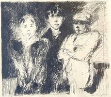 Max Kämpf (1912-1982) - lithographie avec cadre