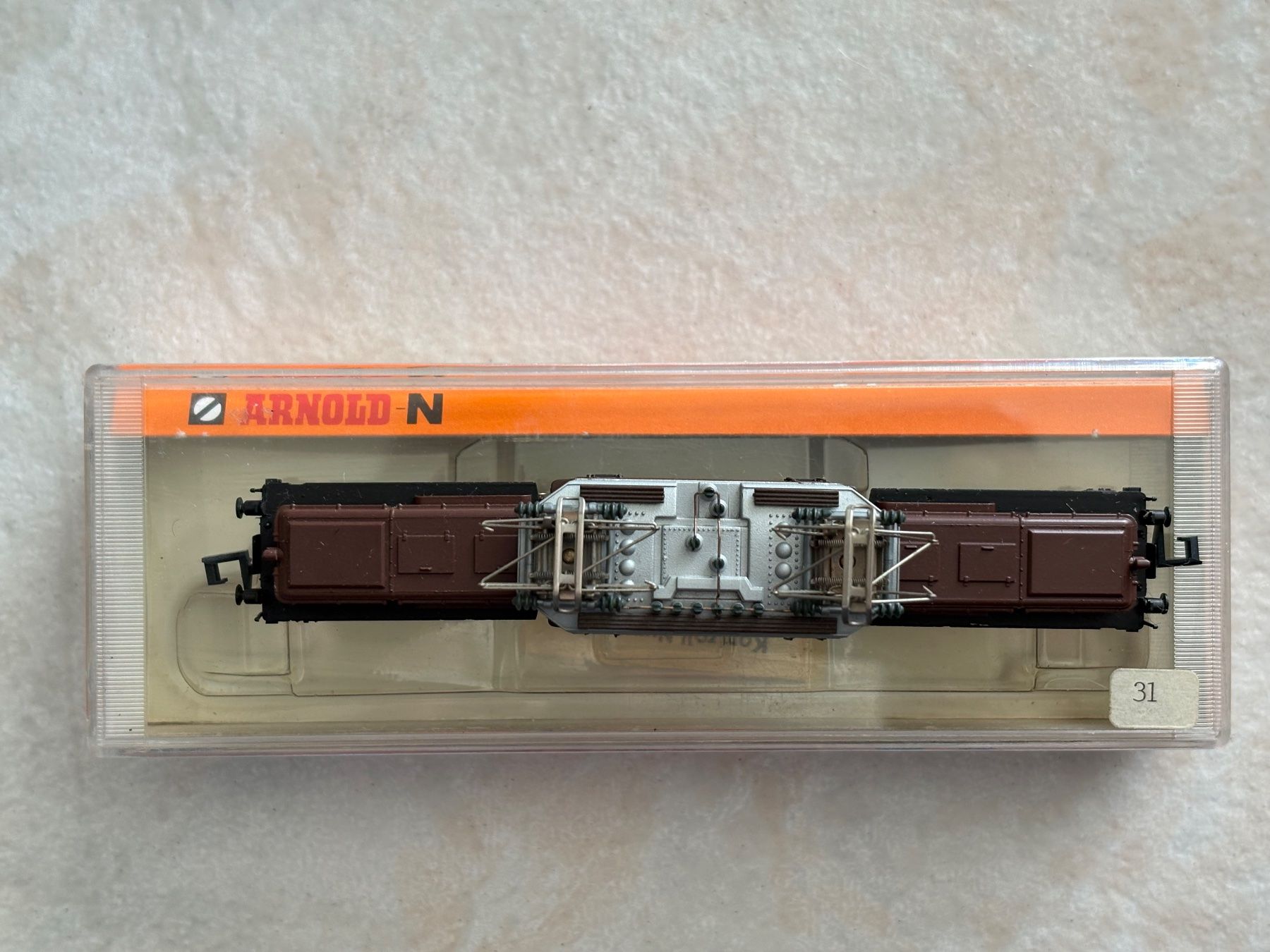 Arnold Modellini di ferrovie: Arnold 2468 Elok Kroko Braun SBB – Usato da Hauterive NE venduto da eriamch 1