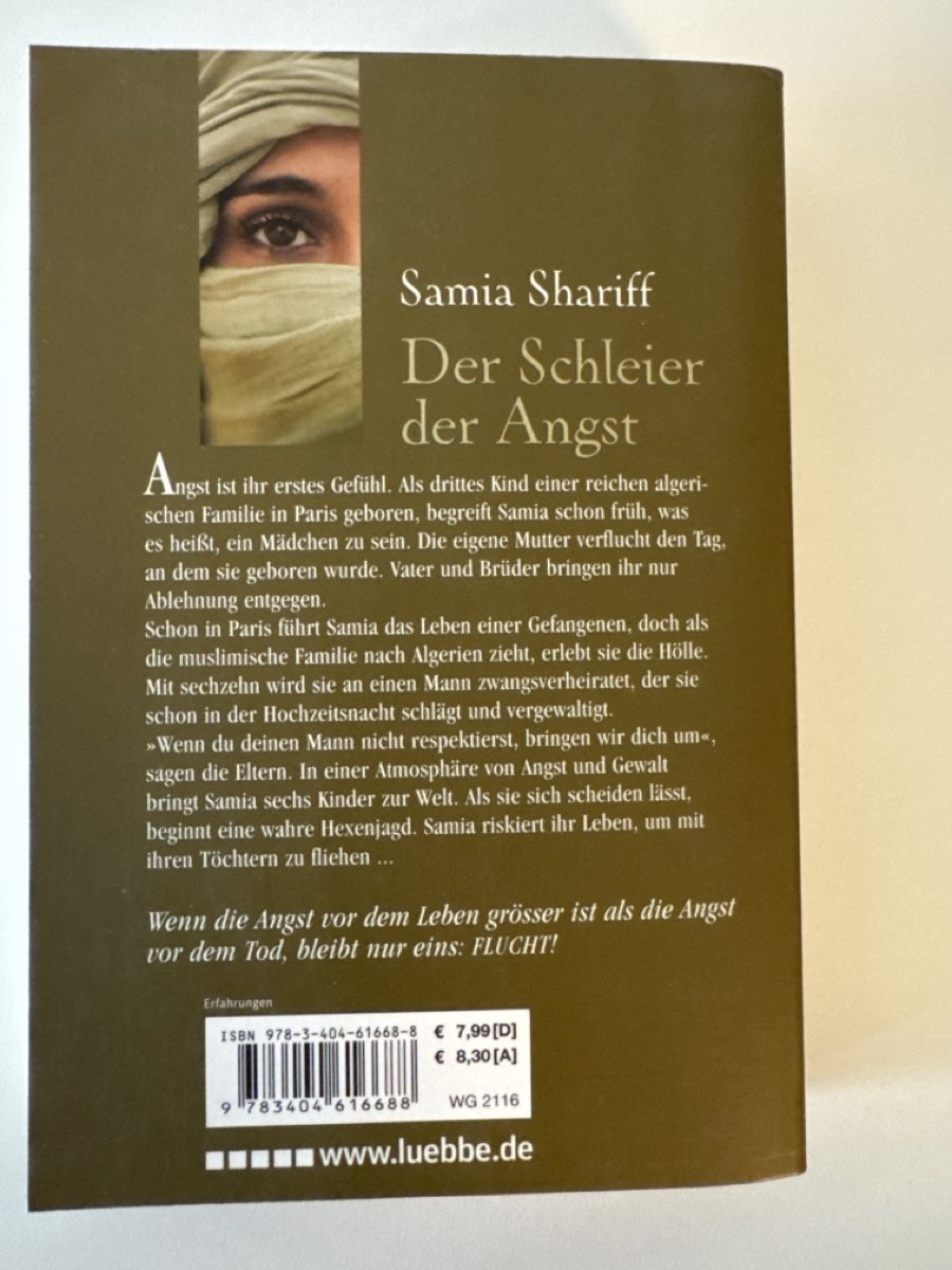 Libri: Samia Shariff - Der Schleier der Angst – Nuovo (secondo la descrizione) da Bülach venduto da sunshiine_ 1