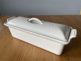 Le Creuset plat avec couvercle - 28cm blanc