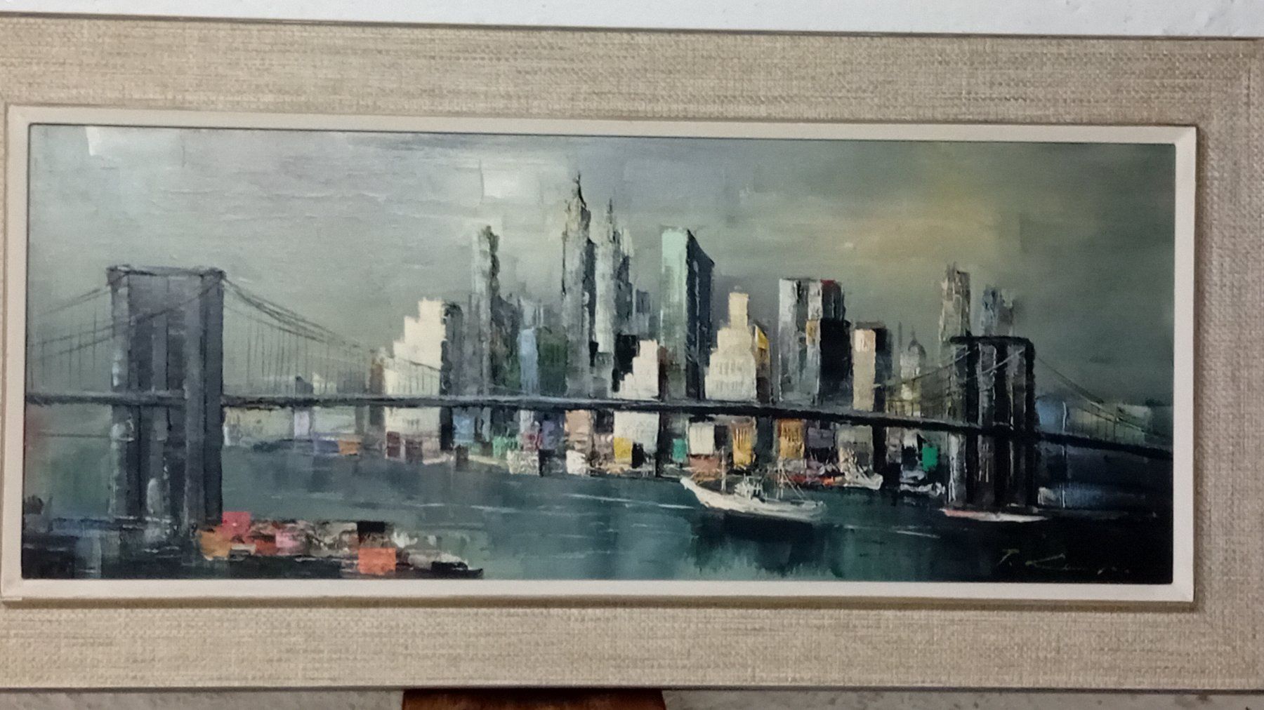 Dipinti: Gemälde Manhattan Vintage – Usato da Thun venduto da Sternschnuppe7 1