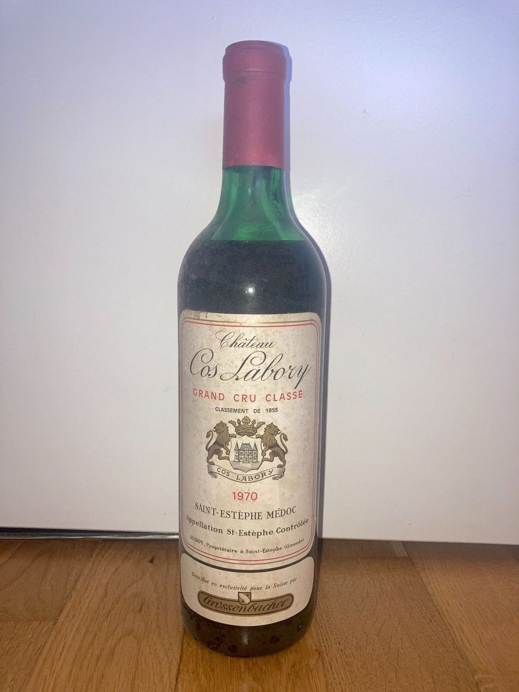 Wein: Château Cos Labory 1970 – Neu und originalverpackt aus Bern von Spomme