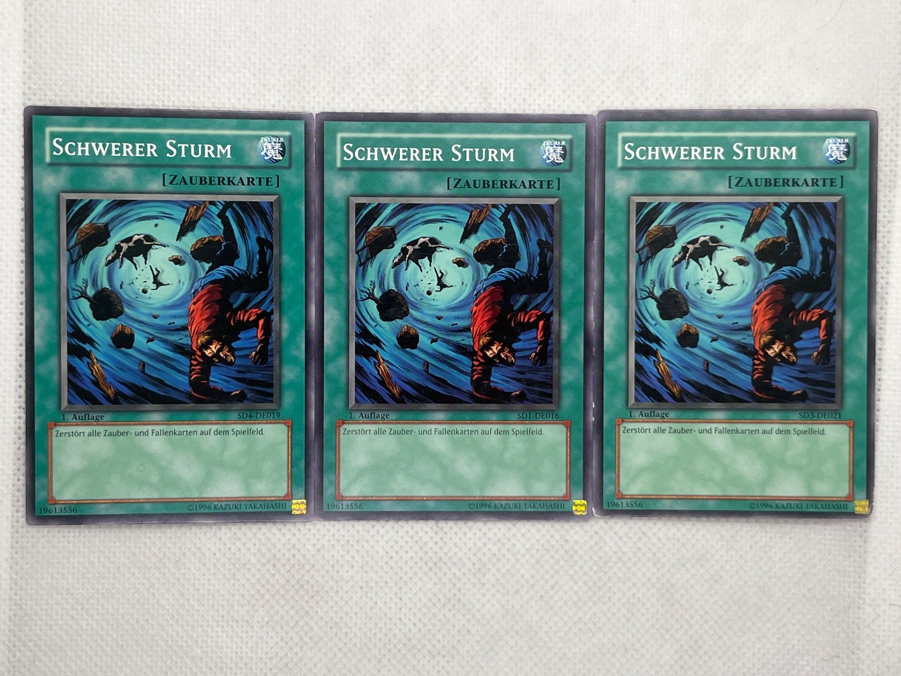 Yugioh Carte collezionabili: Yu-Gi-Oh! Schwerer Sturm 3x – Usato da Hinterkappelen venduto da Kim1992