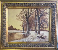 Prachtvolles, antikes Ölgemälde von Giuseppe Zago 1881-1947