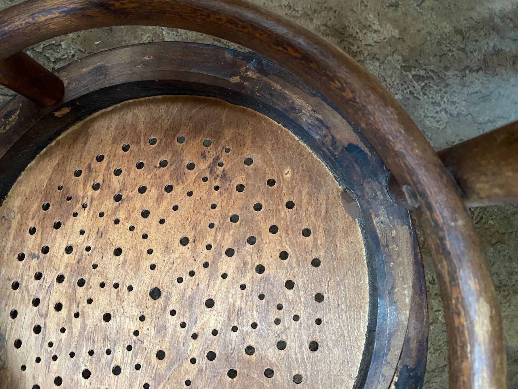 Sedie: Holzstuhl gebogen Thonet Stil Bugholz Sitz Sternmuster – Usato da Stein AR venduto da claire009 4