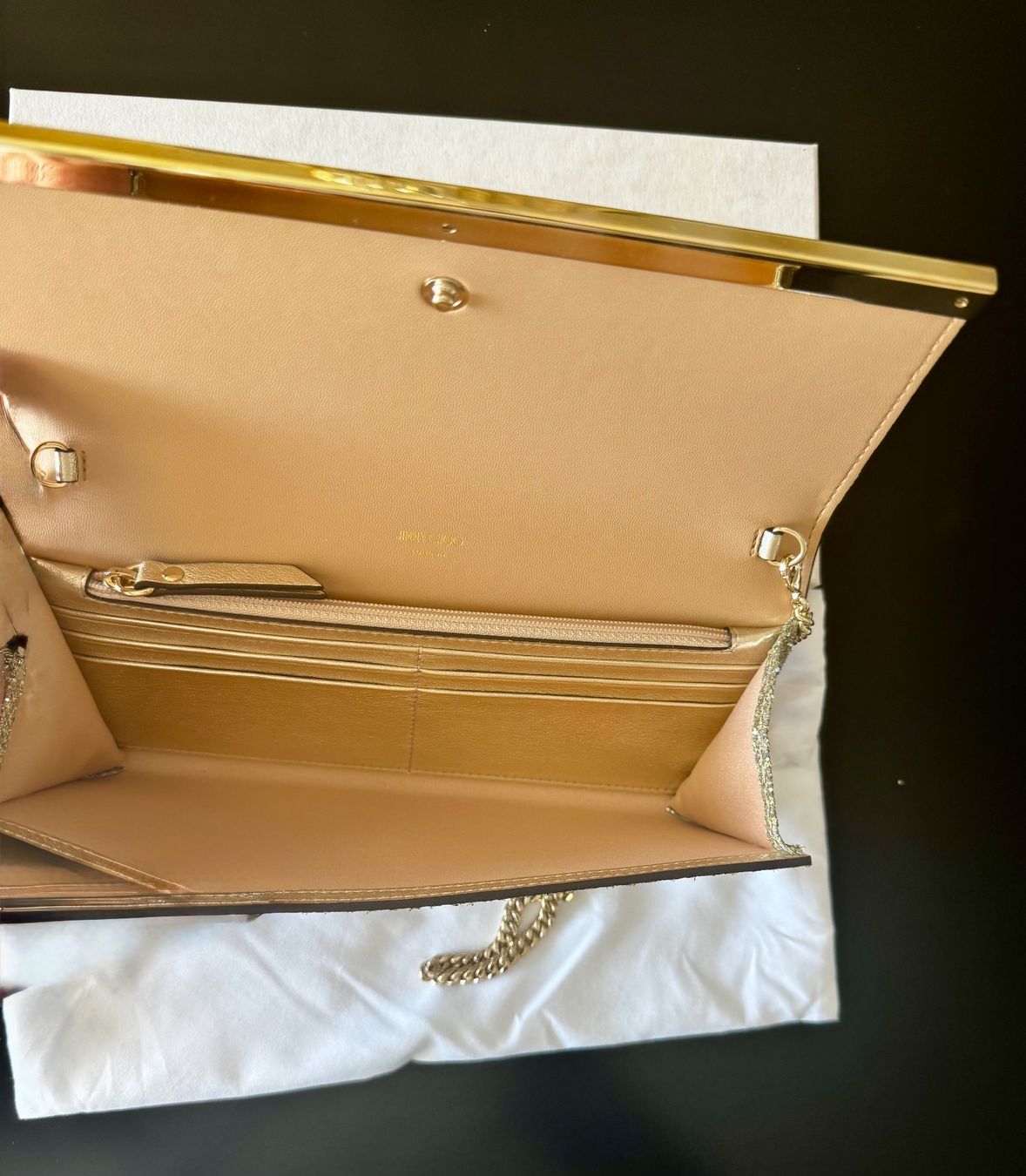 Jimmy Choo Borse da donna: JIMMY CHOO - Milla Clutch gold – Usato da Steinhausen venduto da Cgnzug 7