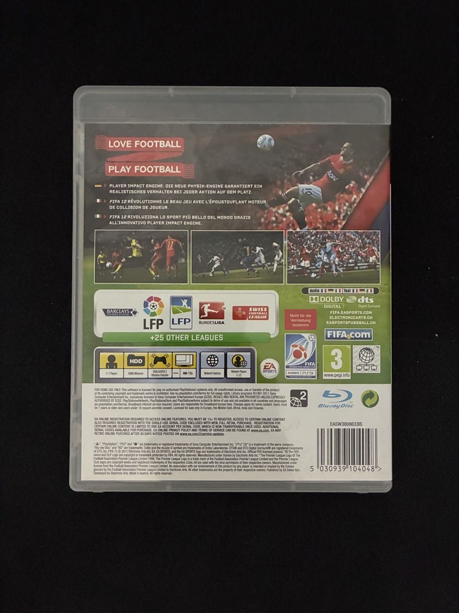 Sony Giochi: FIFA 12 per PlayStation 3 – Nuovo (secondo la descrizione) da Taverne venduto da nad02026 1