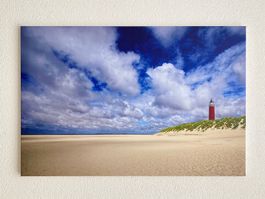 Wunderschönes neues Leinwandbild „Leuchtturm“ 90 x 60 cm