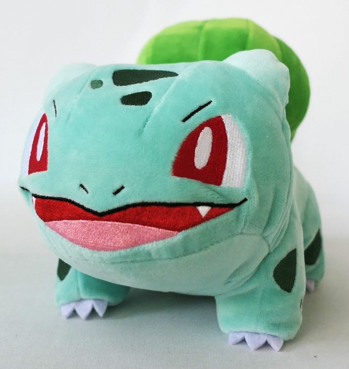 Pokemon – Peluche Bisasam 20 Cm – Officielle Jazwares – Douce Et Collectible – Dès 2 Ans