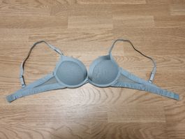 Damen Super Push up BH grau-grün Grösse 75A *NEU*