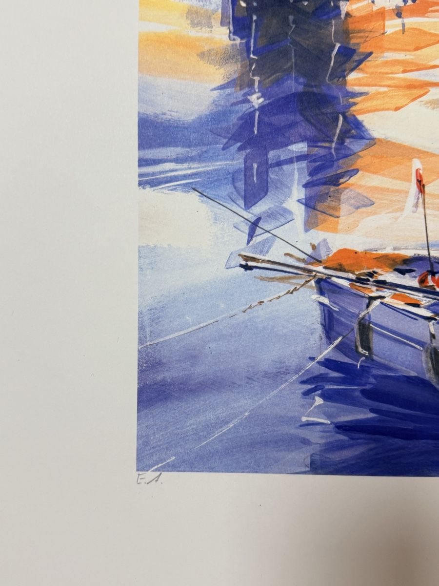 Grafica & Litografie: Ella Fort - St. Raphael - Lithographie – Usato da Solothurn venduto da NUVICO 4
