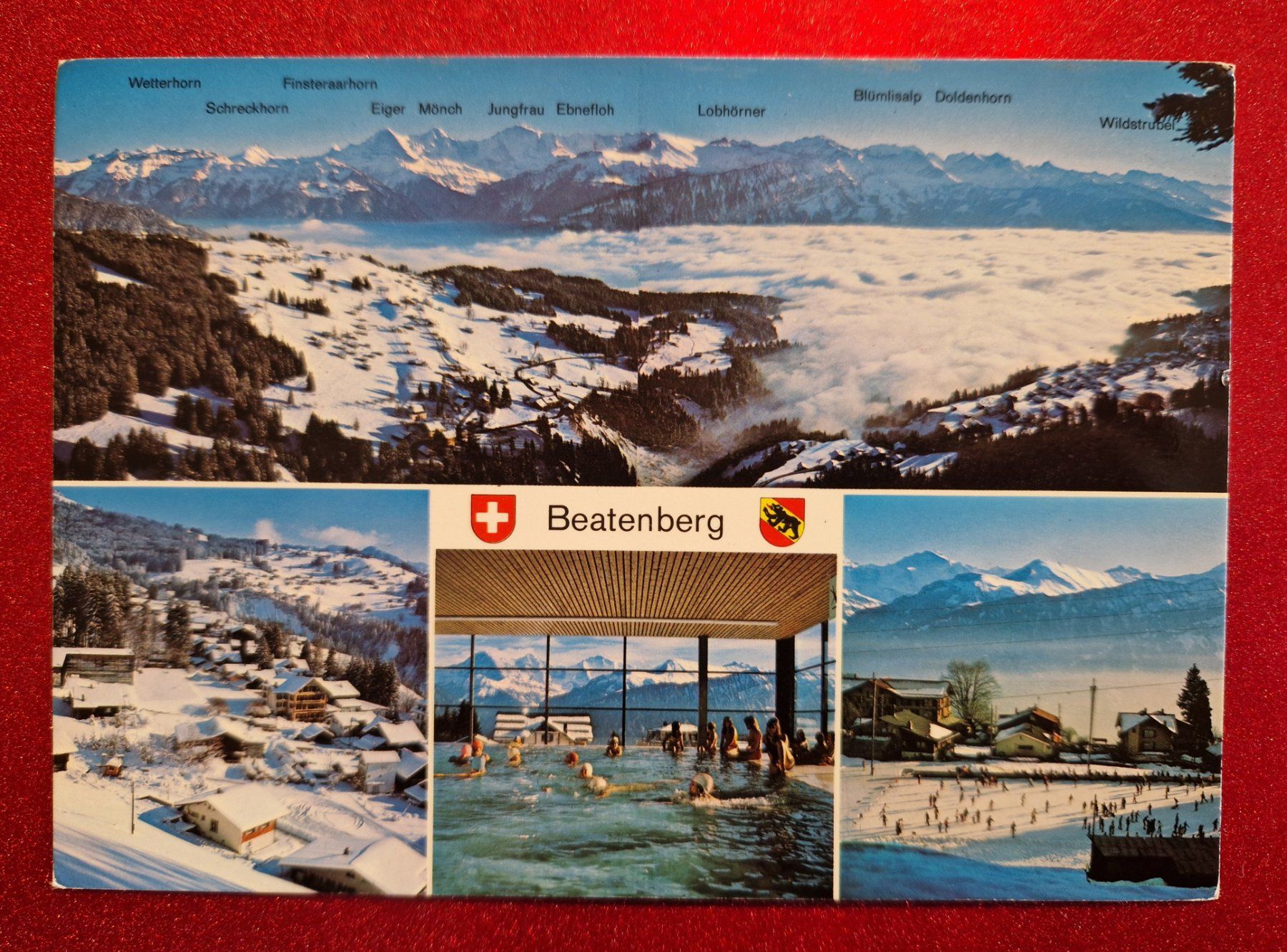 Cartoline postali: Beatenberg Mehrbild 1985 – Usato da Melchnau venduto da Fishel