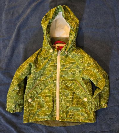 Regenjacke Reima grün, Grösse 86