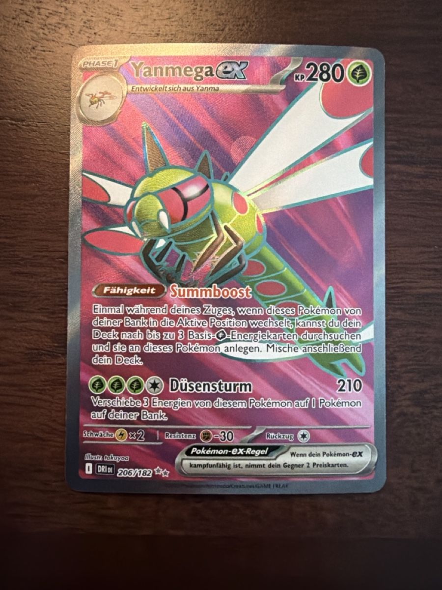 Pokémon Carte collezionabili: Yanmega ex (DRI 206) – Nuovo (secondo la descrizione) da Emmenbrücke venduto da Pack_Ripper