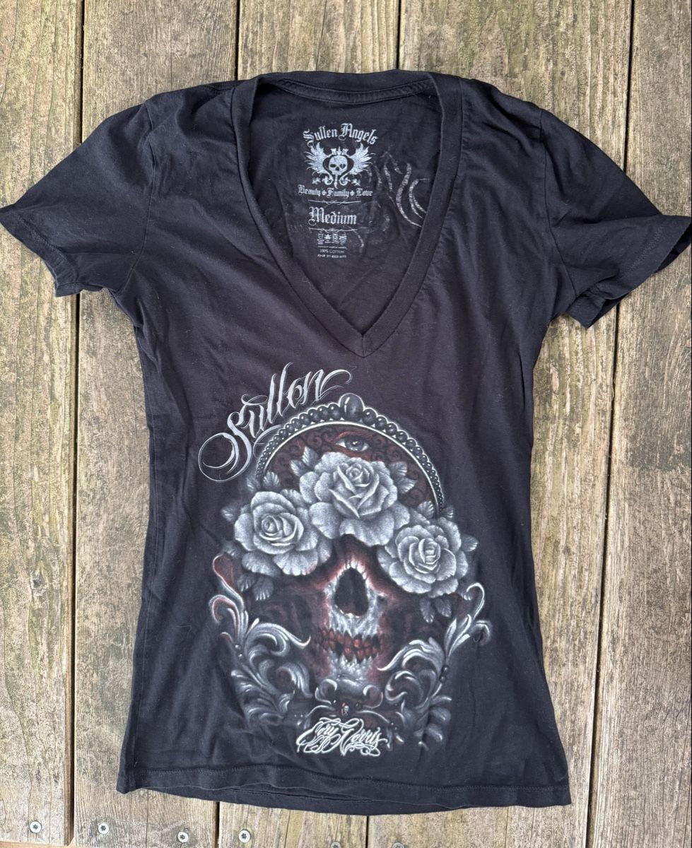 T-shirt: Shirt von SULLEN ANGELS / Grösse: M – Usato da hendschiken venduto da hippielfe