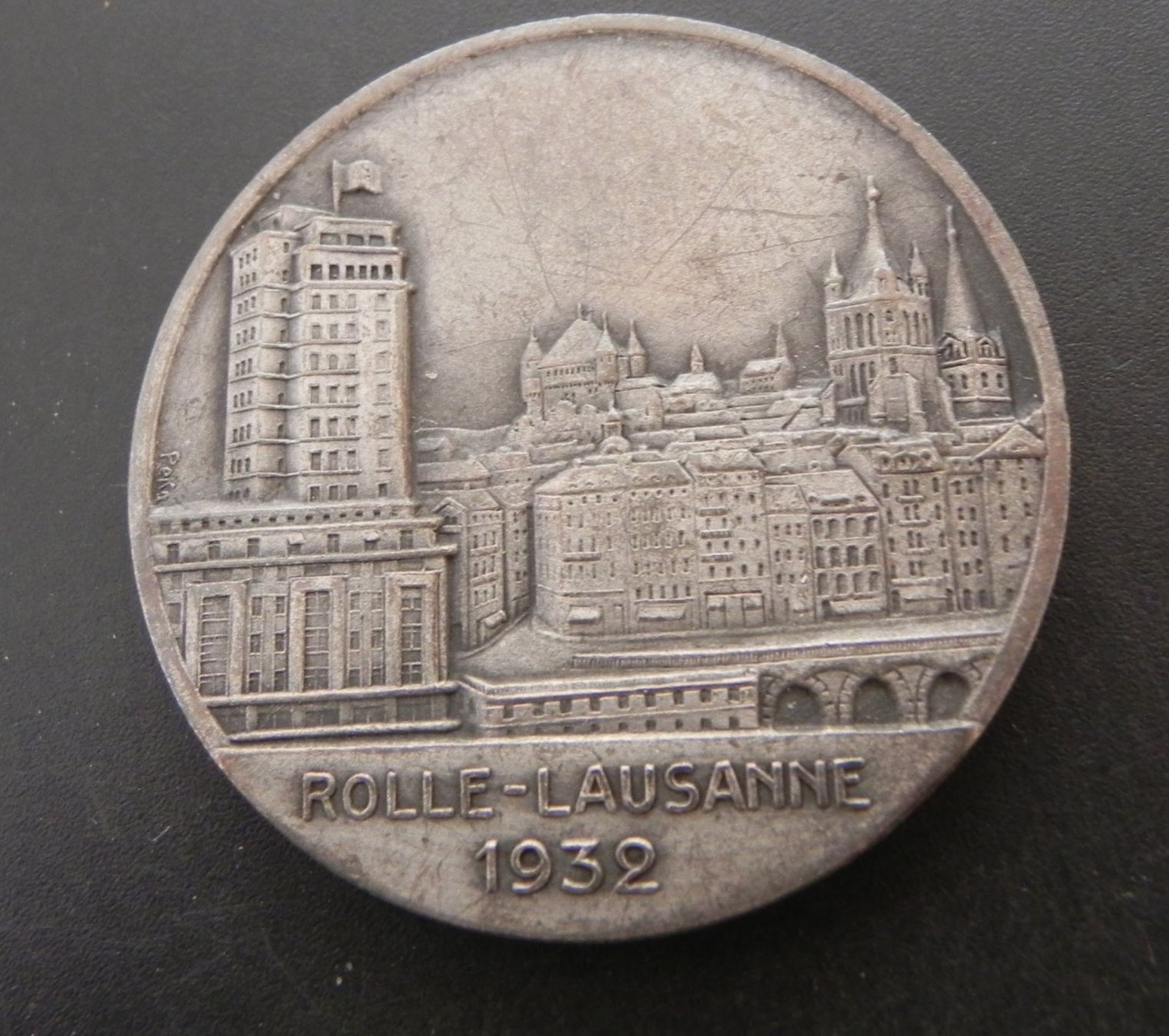Medaille Rolle - Lausanne 1932 (Gebraucht) in Biel/Bienne für CHF 14.9
