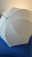 Hochzeits Sonnenschirm Spitze Vintage Weiss 