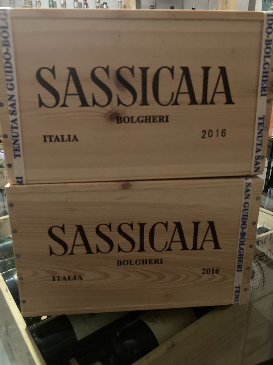 Sassicaia Vino: 12 Flaschen Sassicaia 2016 – Nuovo e nell'imballaggio originale da Roggwil BE venduto da Maui2000