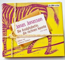 6 CDs DIE ANALPHABETIN,DIE RECHNEN KONNTE Jonas Jonasson