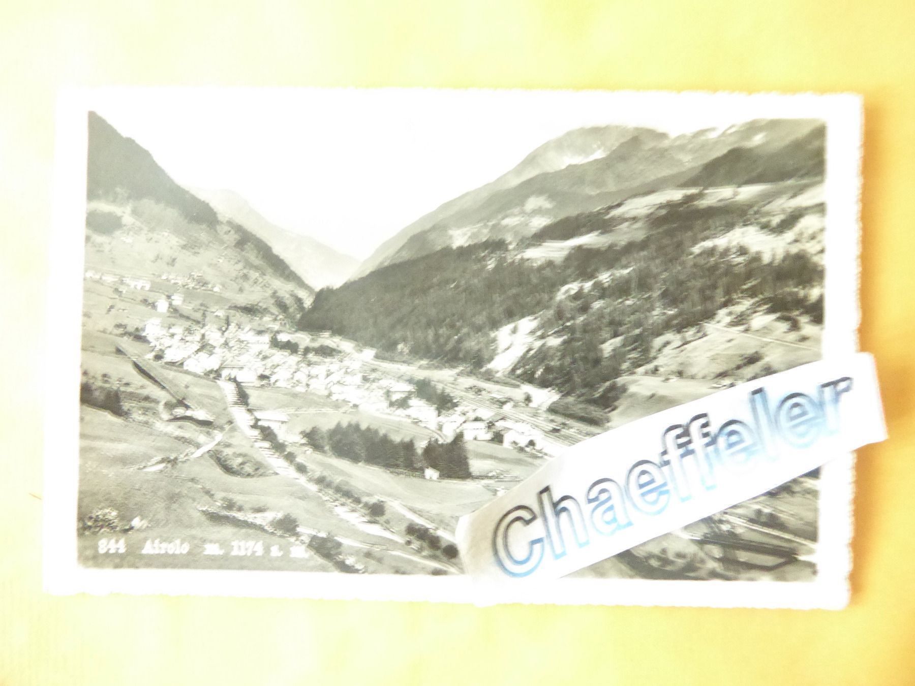 Ansichtskarten: 1943  844 Airolo – Gebraucht aus Zürich von Chaeffeler