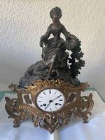 Kamin Pendule Alte Bronze Uhr 