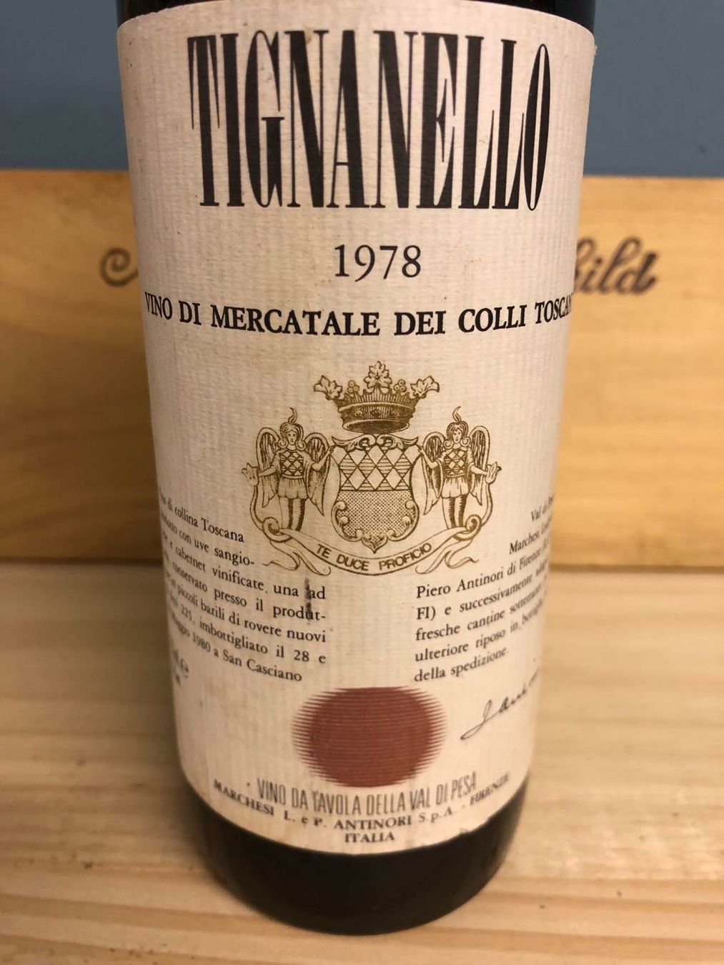 Vino: 1978 TIGNANELLO – Nuovo e nell'imballaggio originale da Münchenstein venduto da weinundspirituosen 3