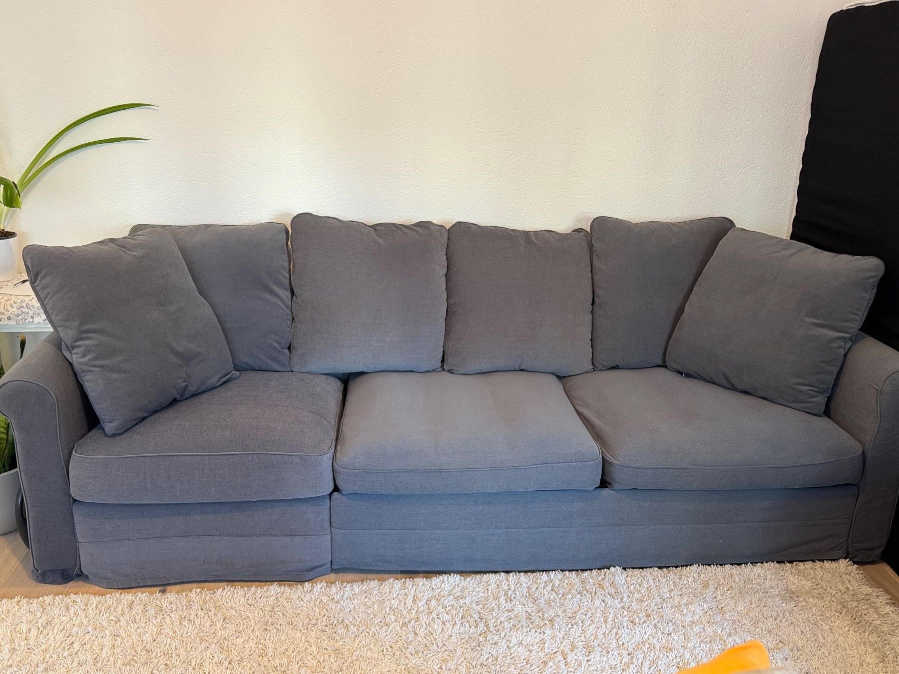 Divani: IKEA 3er Sofa mit Schlaffunktion grau – Usato da Chur venduto da kat_9dnw