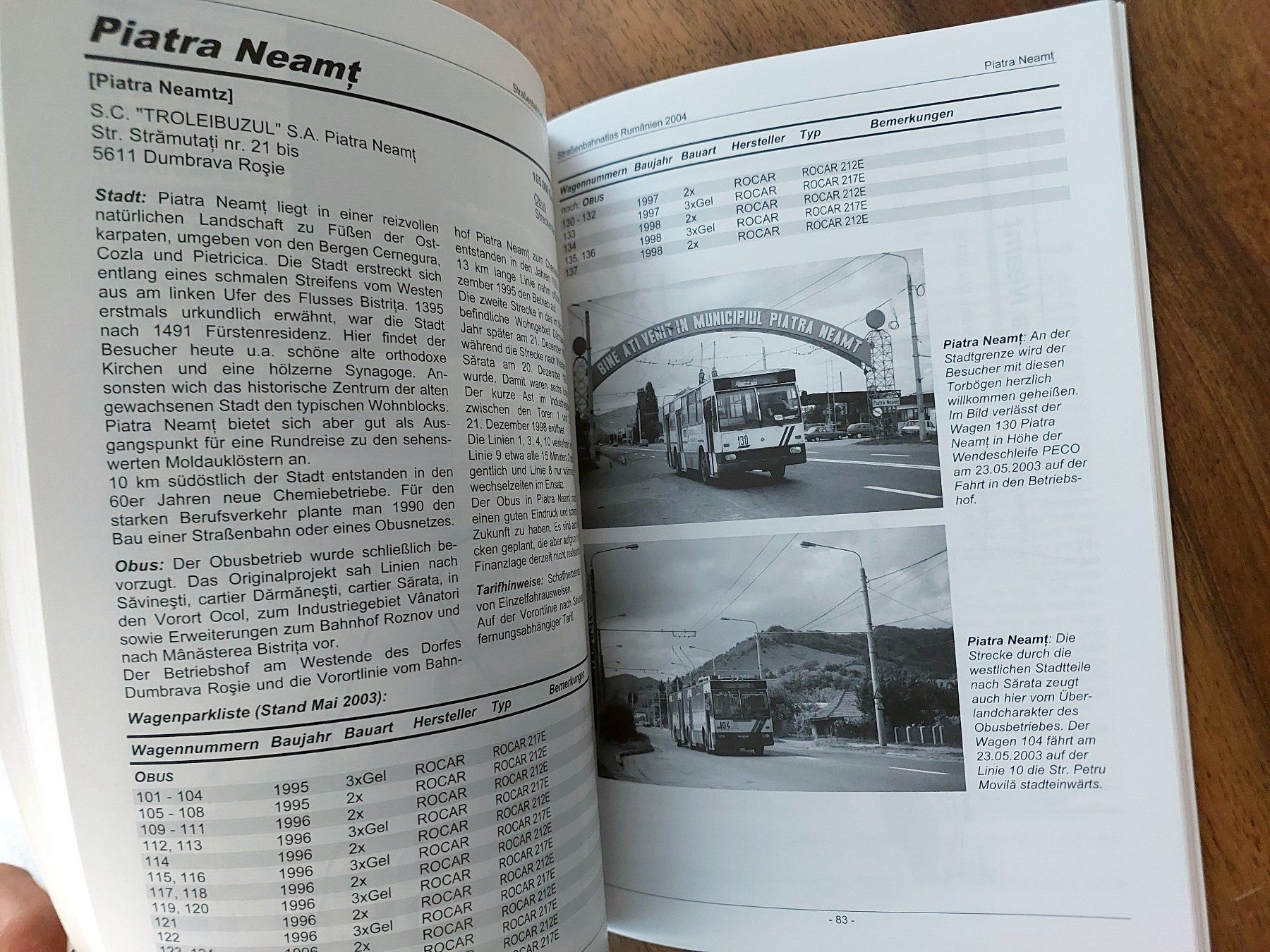 Riviste & Magazine: Strassenbahnatlas Rumänien 2004 – Usato da Schönenwerd venduto da Steidi 4