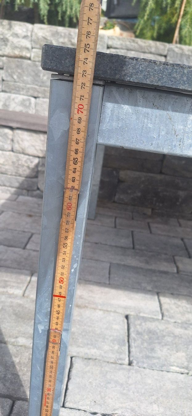 Tische: Gartentisch mit Granitplatte – Gebraucht aus Neuenkirch von  8