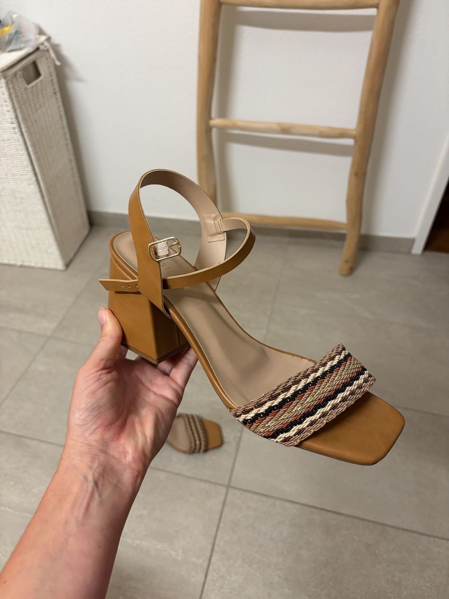 Scarpe da donna: Damen Stilettos Grösse 39 - cognacfarben – Nuovo (secondo la descrizione) da Meilen venduto da SabrinaK1992 2