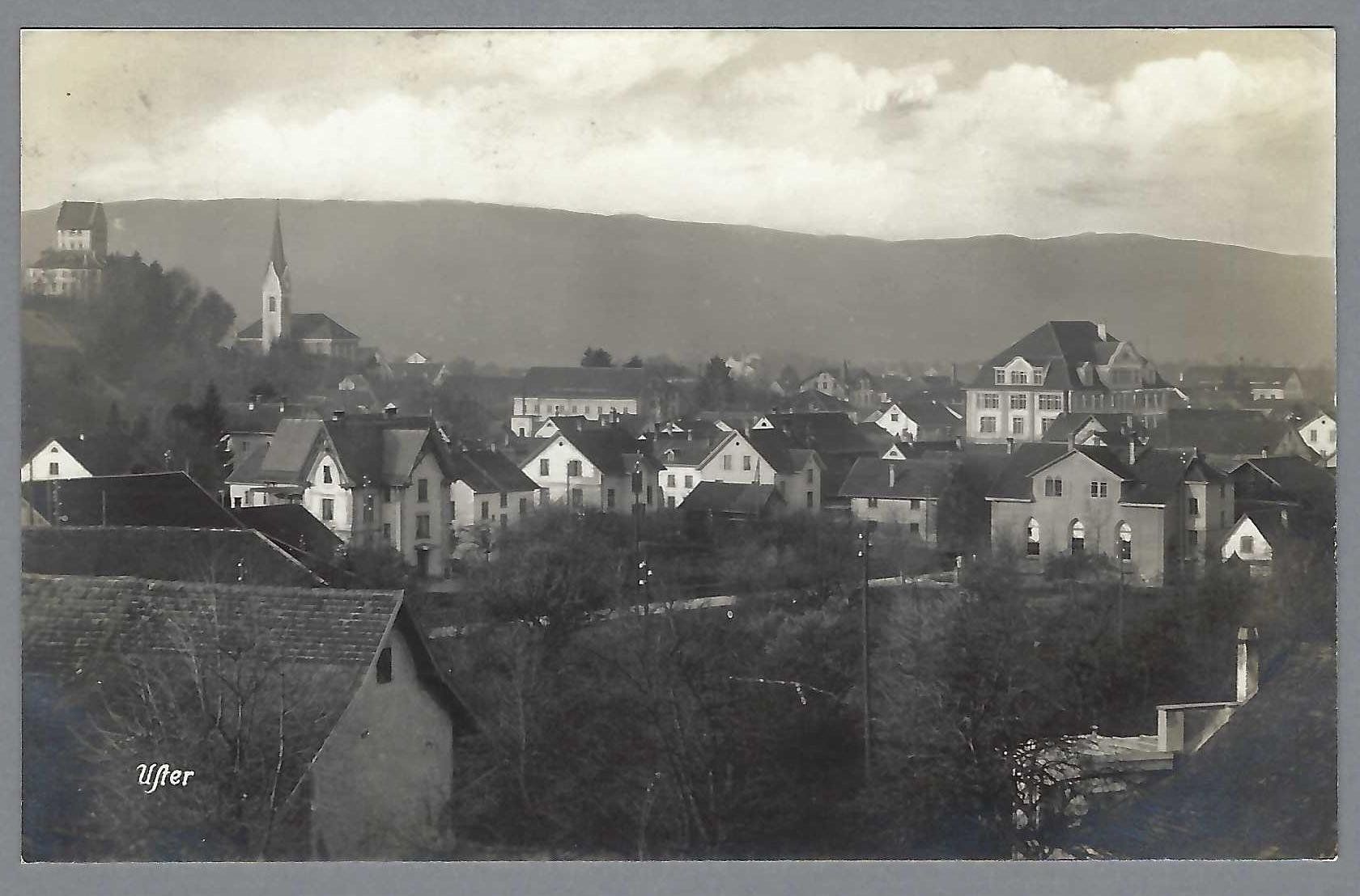 Cartoline postali: 1923, USTER, SCHÖNE FOTOKARTE – Usato da Pura venduto da ulisse1957