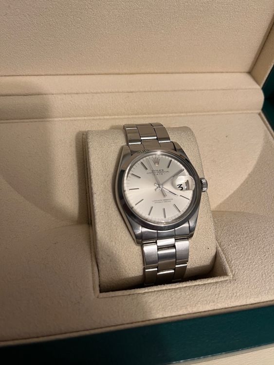 Rolex Orologi: Rolex Oyster Perpetual Date 1500 weiss – Usato da Olten venduto da Watches0000 1