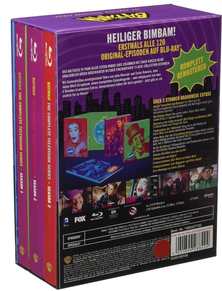 Tutti i DVDs: Batman - Die komplette Serie   Blu-ray – Nuovo e nell'imballaggio originale da Männedorf venduto da Molum 1