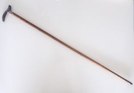 Stock Gehstock Spazierstock Antik Silber Jugendstil
