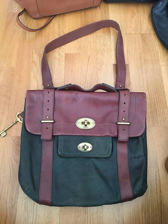 Sac bandoulière Fossil cuir vintage très bon état