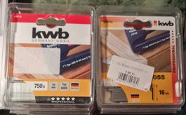 Tackernägel 16mm und 19mm je 3 Packungen x 750Nägel ovp