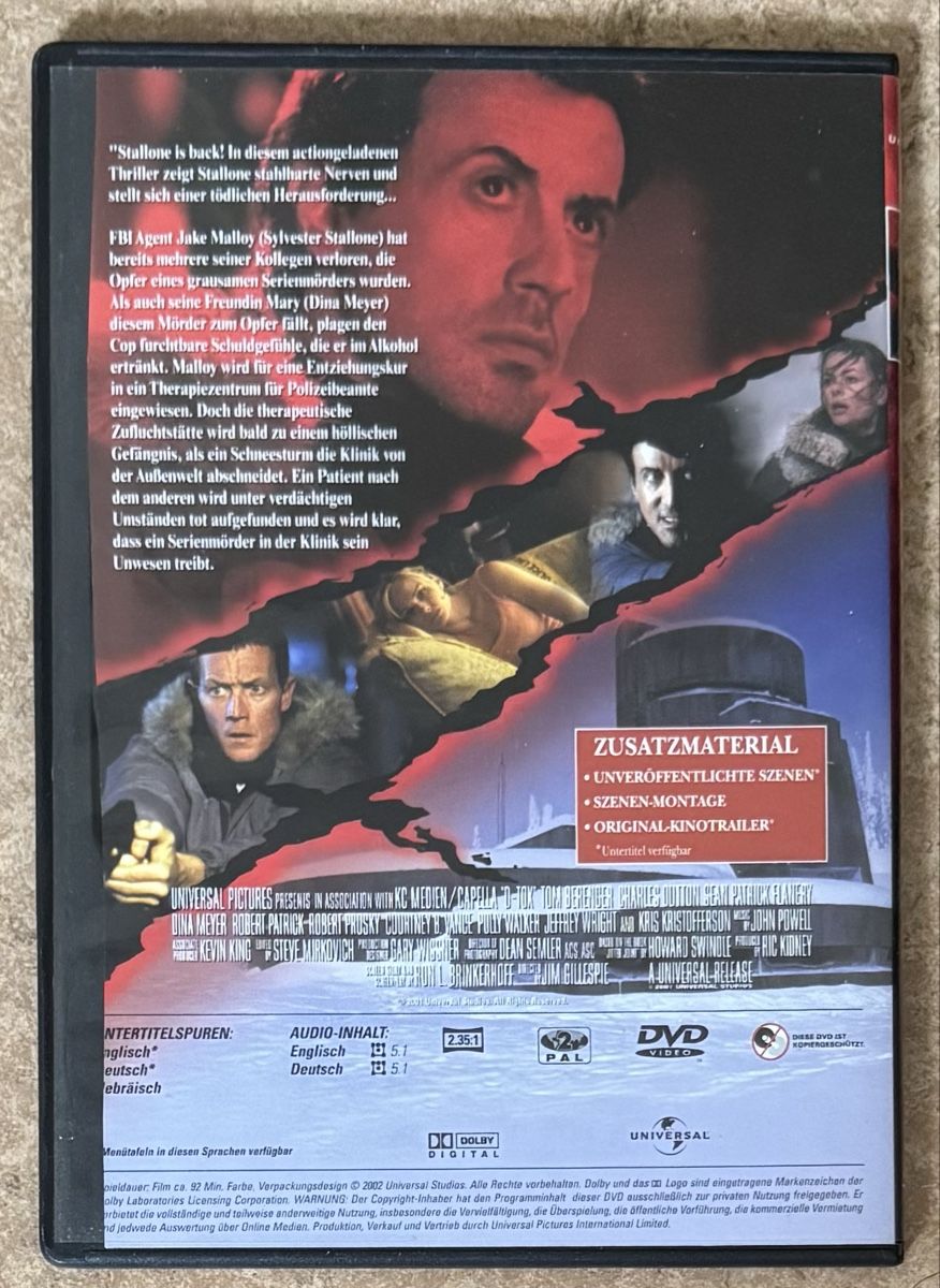 Tutti i DVDs: D-TOX IM AUGE DER ANGST  – Nuovo (secondo la descrizione) da Dietikon venduto da AndreaSch01 1