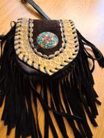 Trendige Fransen-Tasche im Hippie Style, neuwertig!
