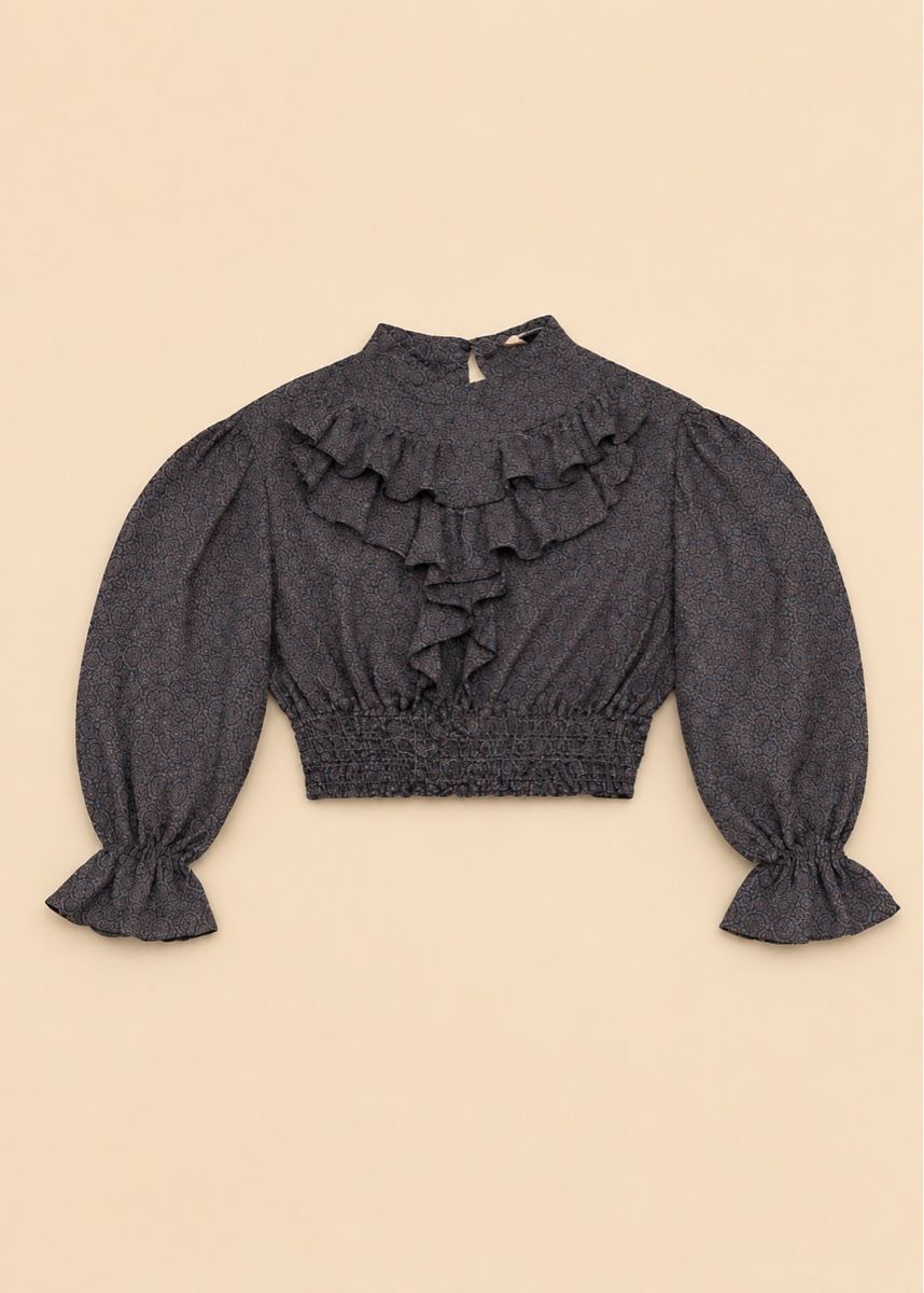 Zara Chemisiers: BLOUSE COURTE FLEURIE ZARA – Neuf (Voir description) à Lausanne par KeNaChic 1